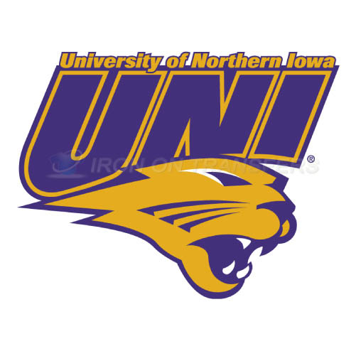 Northern Iowa Panthers Logo T-shirts Iron On Transfers N5677